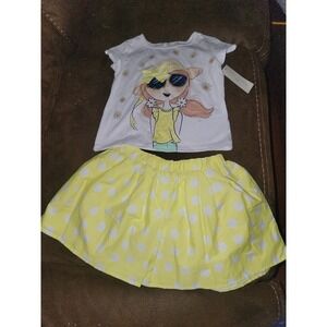 Max studio spring Easter outfit top and skirt size xs 4